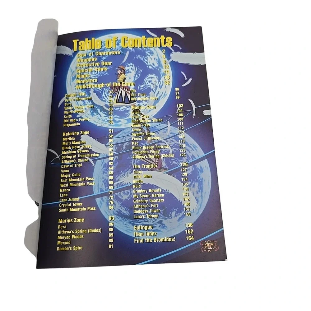 Lunar: Silver Star Story‎ Complete Official Strategy Guide PS1 W/Stickers
